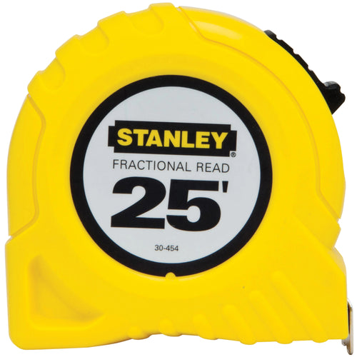 STANLEY 25' FRACTIONAL READ TAPE MEASURE
