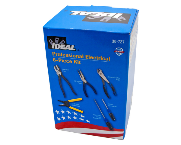 IDEAL 6-PIECE PROFESSIONAL ELECTRICAL TOOL KIT