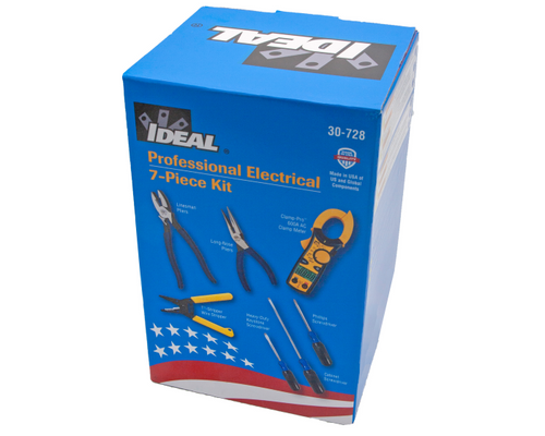 IDEAL 7-PIECE PROFESSIONAL ELECTRICAL TOOL KIT