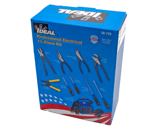 IDEAL 11-PIECE PROFESSIONAL ELECTRICAL TOOL KIT