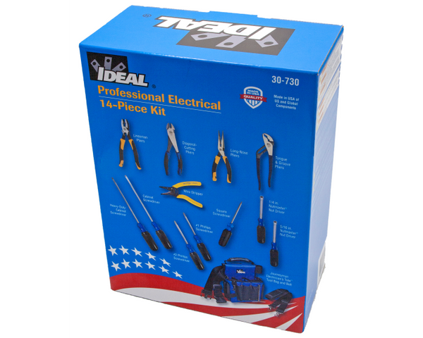 IDEAL 14-PIECE PROFESSIONAL ELECTRICAL TOOL KIT