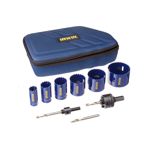 IRWIN ELECTRICIAN'S 9 PC HOLE SAW KIT