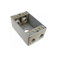WEAHTHERPROOF BOXES - ONE GANG 5 OUTLET HOLES 3/4"