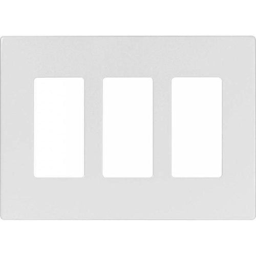 VISTA 3-GANG SCREWLESS DECORATIVE PLATE - WHITE-VISTA-VISTA-Default-Covalin Electrical Supply