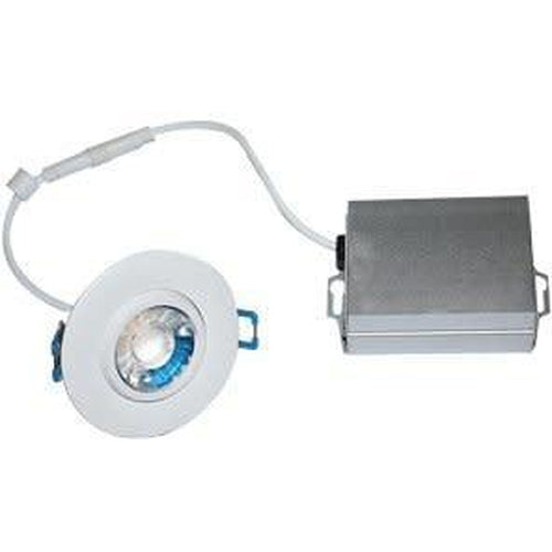  SLIM LED DOWNLIGHT 3'', 8W 550LMN, GIMBLE, 3000K WHITE, 360 DEGREE ROTATION-ORTECH-CROWN DISTRIBUTION-Default-Covalin Electrical Supply 