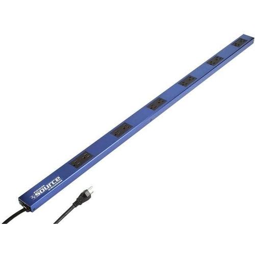 4 FT. 12 OUTLETS POWER BAR WITH 6 FT. CORD - BLUE-VISTA-VISTA-Default-Covalin Electrical Supply