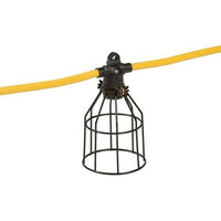 15M STRING LIGHT CORD - 12/3 STW - 5 METAL CAGES - YELLOW-VISTA-VISTA-Default-Covalin Electrical Supply