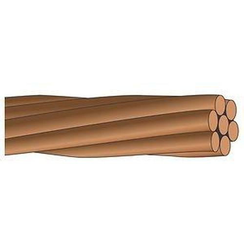 *FULL 150M ROLL* GROUND WIRE BARE CU 6 (7STR) X76 - 150M