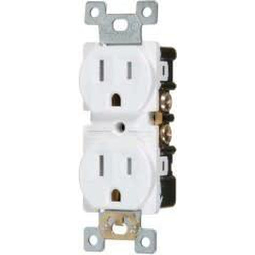 15A/125V STANDARD DUPLEX OUTLETS - WHITE-VISTA-VISTA-Default-Covalin Electrical Supply
