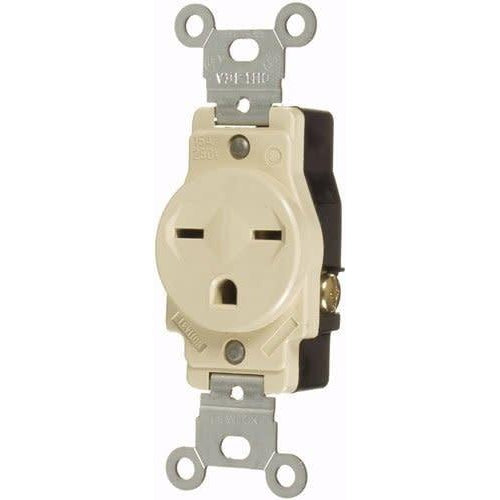 15A/250V SINGLE STANDARD OUTLET - WHITE-VISTA-VISTA-Default-Covalin Electrical Supply