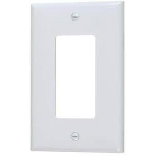  MID SIZE SINGLE DECORATIVE PLATE - WHITE-VISTA-VISTA-Default-Covalin Electrical Supply 