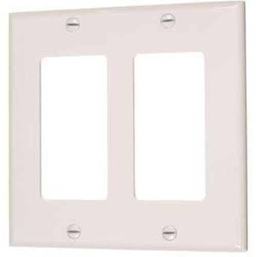 2-GANG DECORATIVE PLATE - IVORY-VISTA-VISTA-Default-Covalin Electrical Supply