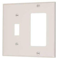 COMBO 1 TOGGLE SWITCH & 1 DECORATOR OUTLET - IVORY-VISTA-VISTA-Default-Covalin Electrical Supply