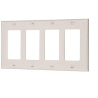 4-GANG DECORATIVE PLATE - IVORY-VISTA-VISTA-Default-Covalin Electrical Supply
