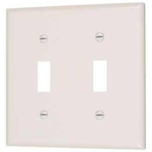 2-GANG TOGGLE SWITCH PLATE - IVORY-VISTA-VISTA-Default-Covalin Electrical Supply