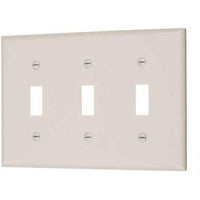 TRIPLE TOGGLE SWITCH PLATE - IVORY-VISTA-VISTA-Default-Covalin Electrical Supply