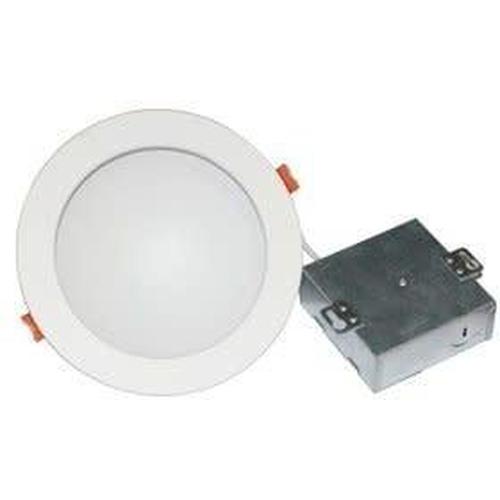 SLIM 4'' INDIRECT LED DOWNLIGHT, DIM TO WARM, 9W 500LMN, WHITE-ORTECH-CROWN DISTRIBUTION-Default-Covalin Electrical Supply