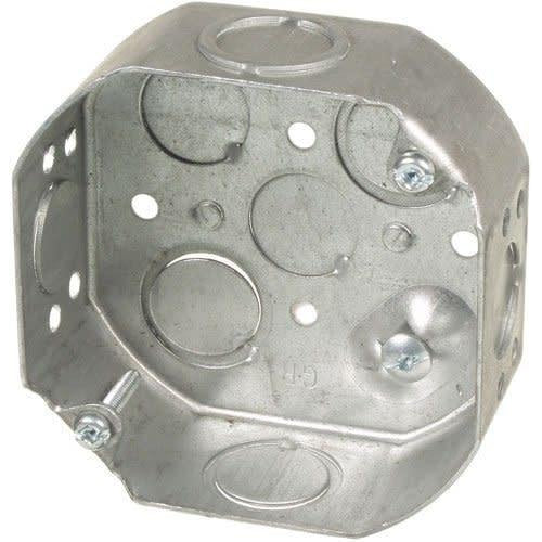 54151K 1 1/2'' DEEP CEILING BOX W/KNOCKOUT-ORTECH-CROWN DISTRIBUTION-Default-Covalin Electrical Supply