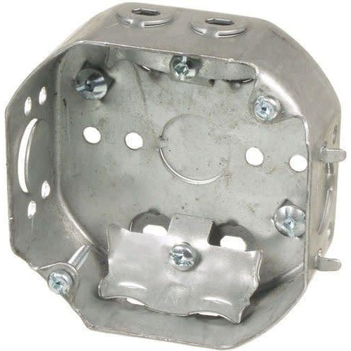 54151-L - 1 1/2'' DEEP CEILING BOX W/CLAMPS-VISTA-VISTA-Default-Covalin Electrical Supply