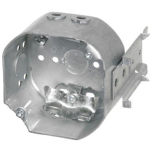 54171-LB - 2 1/8'' DEEPS CEILING BOX W/SIDE MOUNT BRACKET, W/CLAMPS-VISTA-VISTA-Default-Covalin Electrical Supply