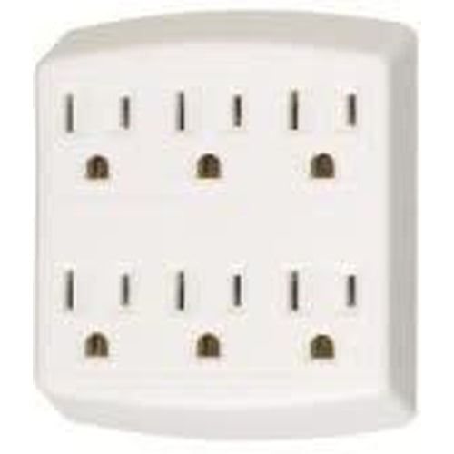 3 WIRE 6 GROUNDED TAP ADAPTER - GREYISH-VISTA-VISTA-Default-Covalin Electrical Supply