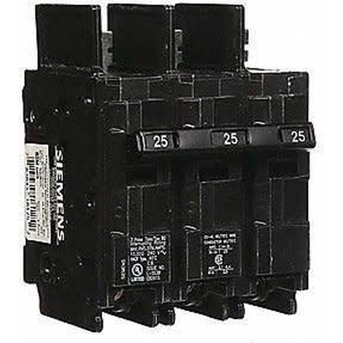 SIEMENS 3 POLE 25A BQ-TYPE BOLT-ON BREAKER BQ3B025-SIEMENS-DEALER SOURCE-Default-Covalin Electrical Supply