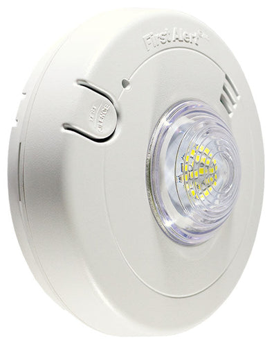 BRK 7020BSLA 120V AC/DC 2-IN-1 SMOKE & LED STROBE ALARM WITH 10-YEAR SEALED LITHIUM BATTERY BACKUP