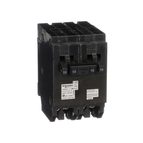 SCHNEIDER ELECTRIC HOMELINE QUAD 15A/15A-15A/15A CIRCUIT BREAKER CHOMT1515215