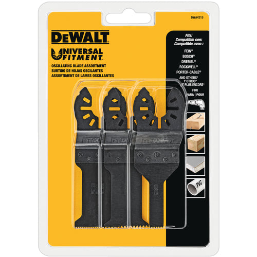 DEWALT OSCILLATING BLADE 3 PC SET WOOD