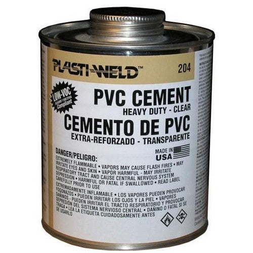 HEAVY BODIED 204 SERIES CLEAR CEMENT - 1 QT