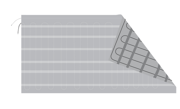 TRM IFW - STANDARD IN FLOOR HEATING MATS 48" X 144" 120 VOLTS