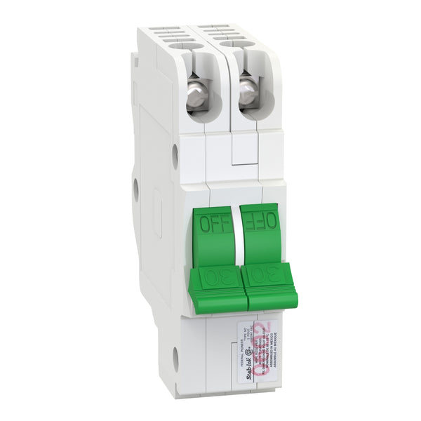 STAB-LOK THIN CIRCUIT BREAKER 30A 2 POLE PLUG IN MOUNT NCO TYPE NC0230