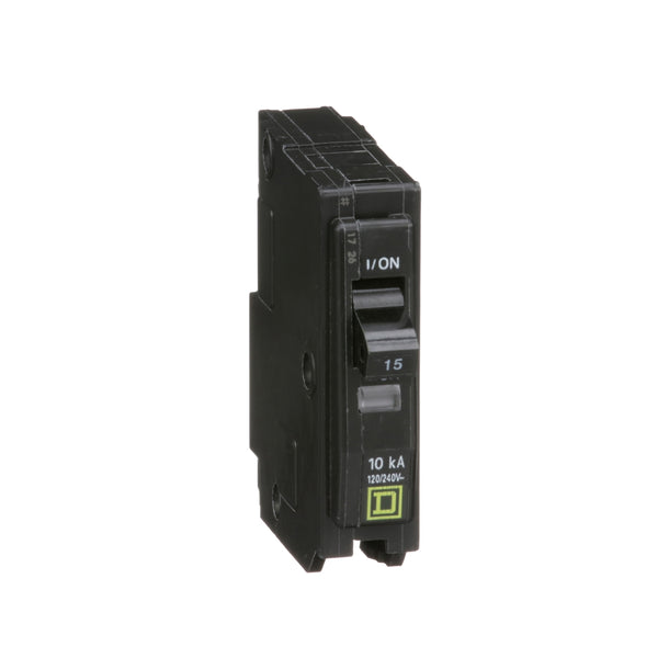 SQUARE D MINI CIRCUIT BREAKER 15A 1 POLE PLUG IN MOUNT QO115 TYPE QO