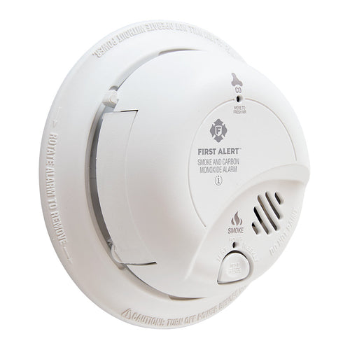 BRK FIRST ALERT SC9120BA 120VAC HARDWIRED ION SMOKE & CARBON MONOXIDE COMBINATION ALARM WITH BATTERY BACKUP
