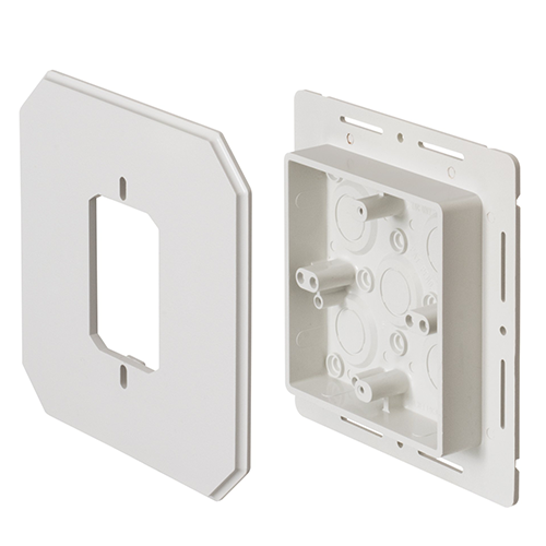 DEEP SIDING BOX KITS (FIXTURES AND RECEPTACLES) WITH GROUNDING CLIP