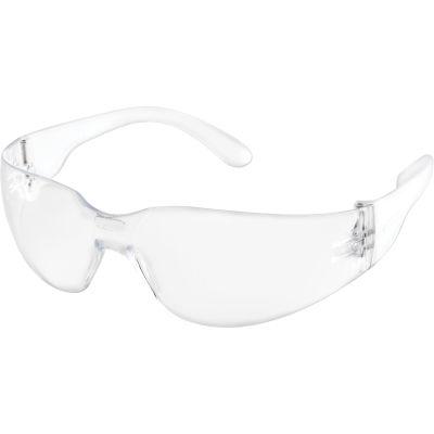 SCRATCH RESISTANT SAFETY GLASSES CLEAR LENS