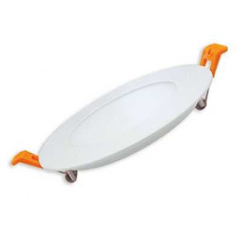 WHITE 13W 6" SLIM PANEL 5 WAY CCT SELECTABLE VO-RP6W13-120-D-3WAY/WH