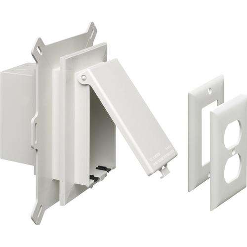 WHITE O/D RECEPT. BOX-ARLINGTON-ARLINGTON-Default-Covalin Electrical Supply