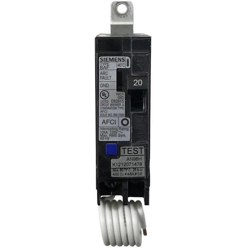 SIEMENS 1 POLE 20A ARC-FAULT BOLT-ON BREAKER B120AFC-SIEMENS-DEALER SOURCE-Default-Covalin Electrical Supply