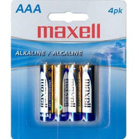 MAXELL AAA BATTERIES (BLISTER CARD) - 4 PACK-MAXELL-COMPUTER PLUG-Default-Covalin Electrical Supply