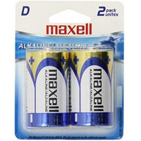 MAXELL D BATTERY (BLISTER CARD) - 2 PACK-MAXELL-COMPUTER PLUG-Default-Covalin Electrical Supply