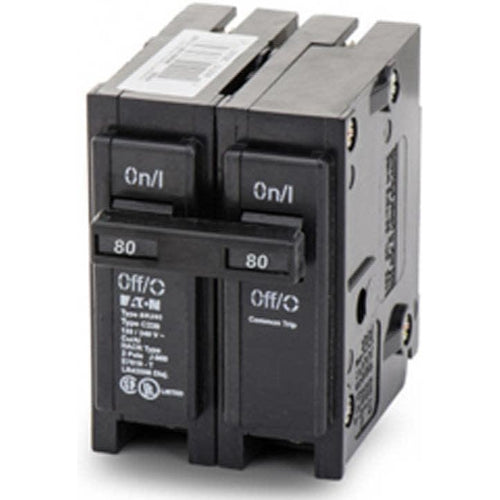 EATON CUTLER HAMMER 2 POLE 80A CIRCUIT BREAKER BR280-EATON-DEALER SOURCE-Default-Covalin Electrical Supply