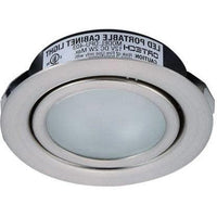 SLIM LED PUK 1.5W 100LMN 5000K/2700K, 2-1/4'' CUTOUT, SATIN NICKEL ***NEW***-ORTECH-CROWN DISTRIBUTION-Default-Covalin Electrical Supply