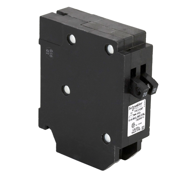 SCHNEIDER ELECTRIC HOMELINE TANDEM 20A/20A CIRCUIT BREAKER CHOMT2020