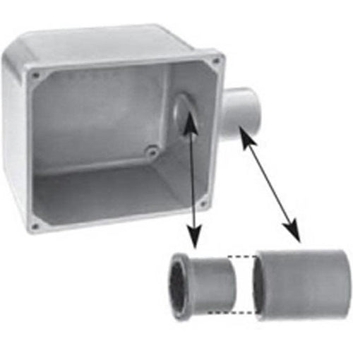  1/2'' PVC JUNCTION BOX ADPT-IPEX-QUERMBACK-Default-Covalin Electrical Supply 