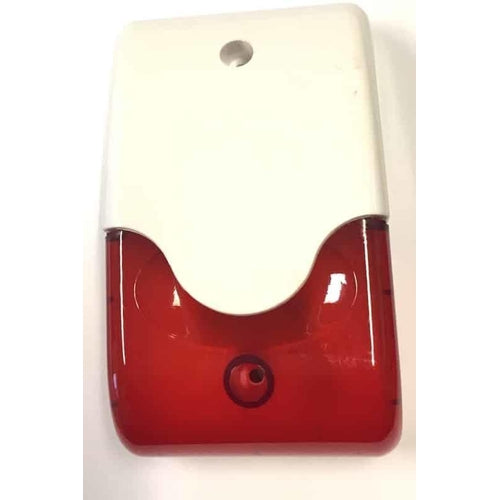 SIREN / STROBE - 12VDC, 115DB - RED-AZCO-AZCO TECHNOLOGIES-Default-Covalin Electrical Supply