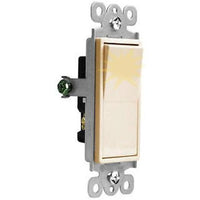 15A LIGHTED DECORA SWITCH - 3 WAY - IVORY-VISTA-VISTA-Default-Covalin Electrical Supply