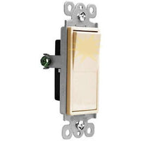 15A LIGHTED DECORA SWITCH - S.P - IVORY-VISTA-VISTA-Default-Covalin Electrical Supply