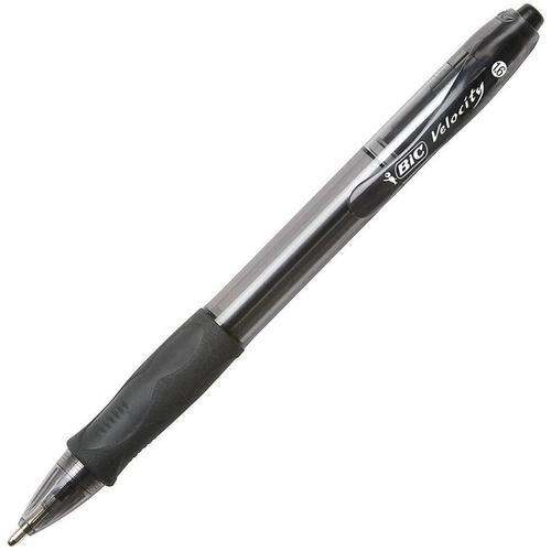 BIC Velocity Bold Ballpoint Pens, Retractable, 1.6 mm, Black-BIC-STAPLES-Default-Covalin Electrical Supply