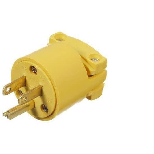 MALE CORD CONNECTOR WITH CLAMP 15, 125V-VISTA-VISTA-Default-Covalin Electrical Supply